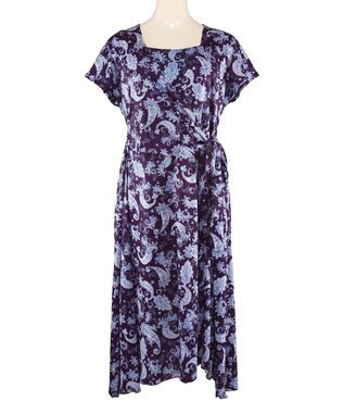 San-ai Resort（三愛水着楽園） スリーブドレス３点セット　9M・11L　【Coral veil（コーラルヴェール）】 ネイビー