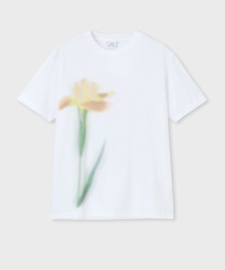 Paul Smith Blurred Flower Stem 半袖Tシャツ ホワイト
