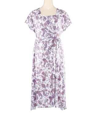 San-ai Resort（三愛水着楽園） スリーブドレス３点セット　9M・11L　【Coral veil（コーラルヴェール）】 ピンク