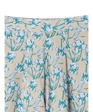 Green Parks Ｂ．レーヨン混プリントパンツ Gray