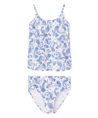 San-ai Resort（三愛水着楽園） スリーブドレス３点セット　9M・11L　【Coral veil（コーラルヴェール）】 ブルー