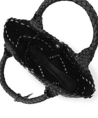 23区 【Oggi3月号掲載】メッシュ スクエア トートバッグ ブラック系