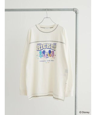 Green Parks Ｄｉｓｎｅｙ／配色ステッチチュニック Ivory