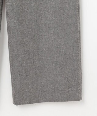 J.PRESS LADIES 【洗える】チェルビック セミワイド パンツ グレー系