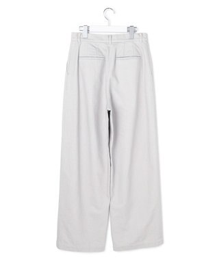 ICB 【先行予約】コットンカラーデニム カーブパンツ ライトグレー