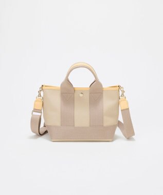TOPKAPI 【Breath TOPKAPI】【26SS新色】SCOTCH GRAIN スコッチグレイン ネオレザー ミニ トートバッグ SS（ショルダー付き） ライトベージュ