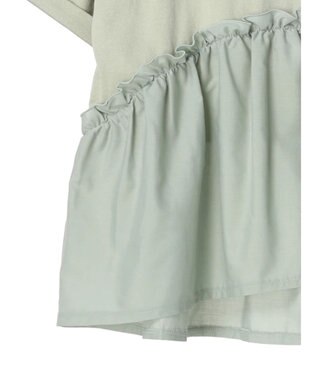 earth music&ecology ドッキングギャザープルオーバー Mint Green