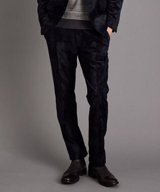  【キングサイズ・軽量】ブロックベロア ストレッチ パンツ