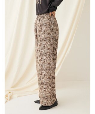 CRAFT STANDARD BOUTIQUE アソートプリント　柄イージーパンツ B