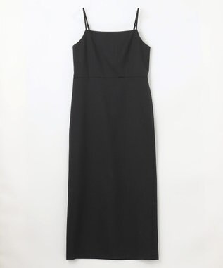 NAVE 【Nave・セットアップ可】ウールポリエステルツイルキャミドレス ブラック系