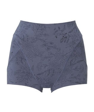 BRADELIS New York 【Yukine inc. 】ゆきねえ365綿混モアらくすっぽりショーツ23 フラワーディープブルー