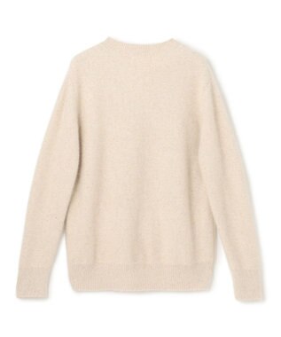 BEIGE， AMARILLO / スパンコールフォックスVネックニット Taupe