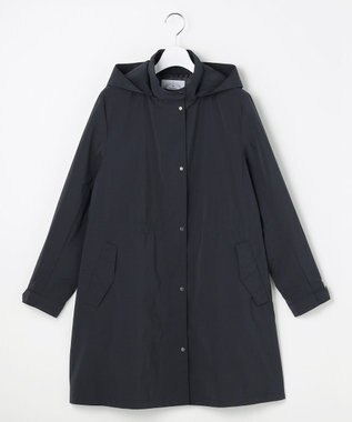 J.PRESS LADIES Artirosa フーデッド ロング コート ネイビー系