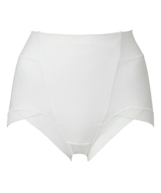 BRADELIS New York 【BRADELIS NewYork peace】綿混楽々ハイウエストショーツ24 オフホワイト