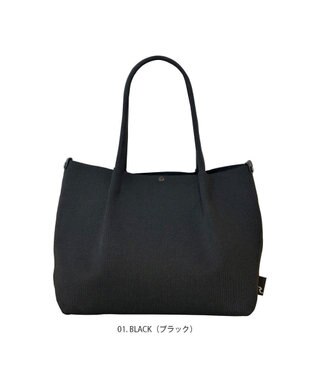 ROOTOTE 1074【手洗い可能】LT.デリ.ルフル-B 01：ブラック