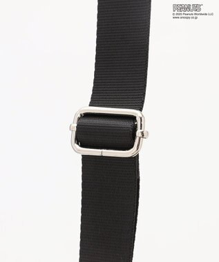 Y'SACCS SNOOPYデザイン サイドギャザー2wayトート　Mサイズ(スケートボード） ブラック