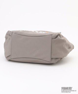 Y'SACCS SNOOPYデザイン サイドギャザー2wayトート　Mサイズ(スケートボード） グレー