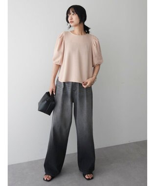 Green Parks ・ＳＵＧＡＲ　ＳＰＯＯＮ　ランタンスリーブプルオーバー Pink