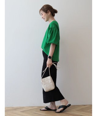 AMERICAN HOLIC ボリュームスリーブカットプルオーバー Green