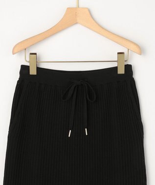 組曲 【先行予約・WEB限定】レーシーニット スカート ブラック系