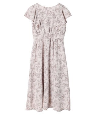 earth music&ecology フラワーフレアワンピース Ivory