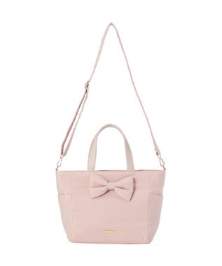 Maison de FLEUR 撥水加工２Ｗａｙトートバッグ Pink