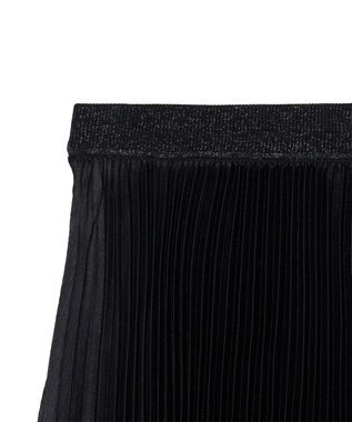 JOSEPH プレーテッドウールルレックス　プリーツスカート Black