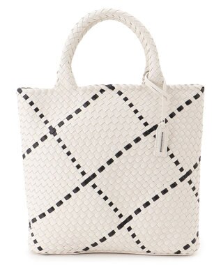 23区 【Oggi3月号掲載】メッシュ スクエア トートバッグ ホワイト系