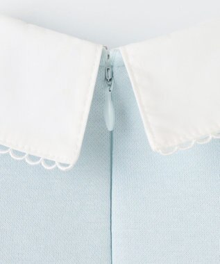 ANY KIDS 【2点セット】ジャケット＋シフォンプリーツワンピース サックスブルー