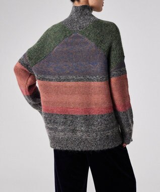 Paul Smith モヘアミックス ハイネック ニット オレンジ