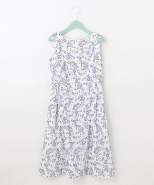 TOCCA 【洗える】MAY FLOWERS ドレス ブルー系7