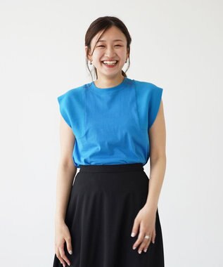 HAAG スマイルコットン SLEEVELESS SHIRTS ノースリーブカットソー