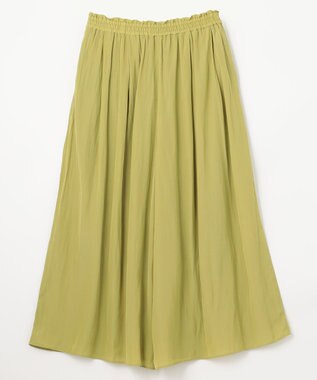 ANY 【洗濯機可能・ウエストゴム】リラックススカーチョ ピスタチオ