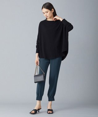 ICB 【WEB限定カラーあり・洗える】ライトダブルクロス ジョガーパンツ パイングリーン系