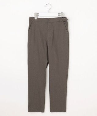 J.PRESS LADIES L 【WEB限定カラーあり・人気素材・セットアップ対応】セルロースリネンストレッチ テーパード パンツ スレート系