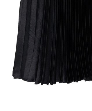 JOSEPH プレーテッドウールルレックス　プリーツスカート Black