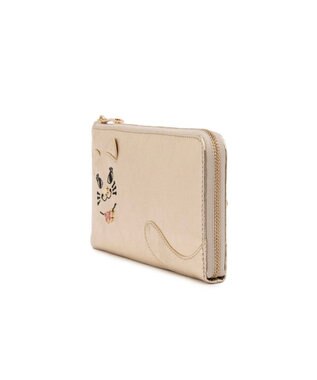 ANNA SUI TITIソフト 薄マチ長財布 ゴールド