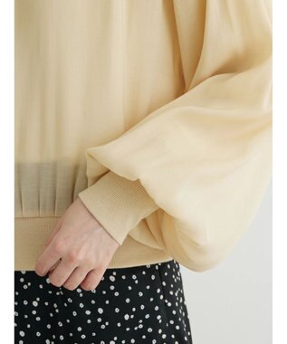 Green Parks Ｂ．シアーギャザーブルゾン Light Beige