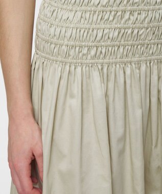 JOSEPH 【洗える】コットンサティーン　スカート Affogato