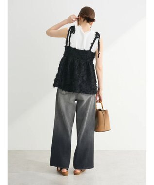 Green Parks ・Ｐｅｔｉｔ　Ｆｌｅｕｒ　メローｓｔリブタンクトップ Off White