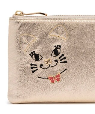 ANNA SUI TITIソフト 薄マチ長財布 ゴールド