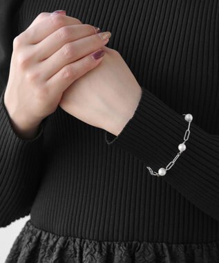 TOCCA 【八木アリサさん着用】SPRINKLE PEARL BRACELET 淡水パールブレスレット シルバー系