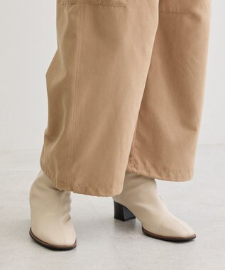 Green Parks ピーチ起毛カーゴパンツ Camel