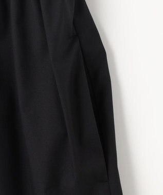 #Newans 【アイロンいらず】ウエストギャザーワンピース ブラック