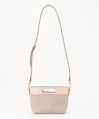 自由区 エンボスクロコマルチＷＡＹバッグ ローズ系