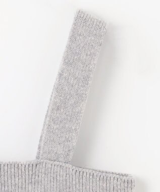 NAVE 【Nave】ウールカシミヤ ビスチェ ライトグレー系