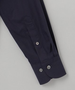 GOTAIRIKU 【形態安定】PREMIUMPLEATS_レギュラーカラー 通年ドレスシャツ（ネイビー） ネイビー系