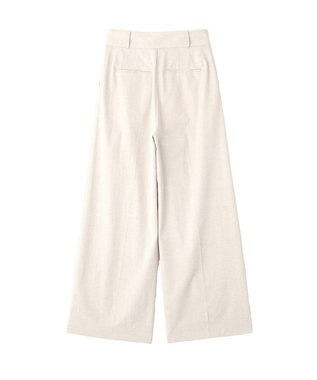 YECCA VECCA メタルホックワイドパンツ Light Beige