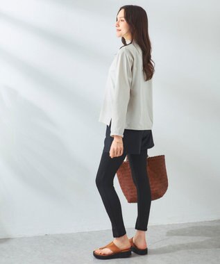 OP／FILA 【ocean pacific】モックネックラッシュガード付き 水着5点セット ベージュ