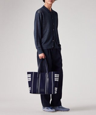 Paul Smith ウーブンストライプ トートバッグ ネイビー